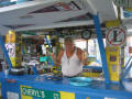 Andy at the Baywatch Bar and Grill, Orient Beach