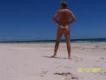 South Australian beachwear on a
                                not so crowded beach.